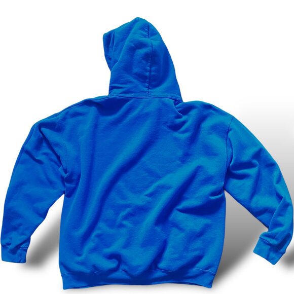 Vibrant Blue Hoodie with North Miami Beach Chargers Graphic - Size Large - Picture 6 of 13